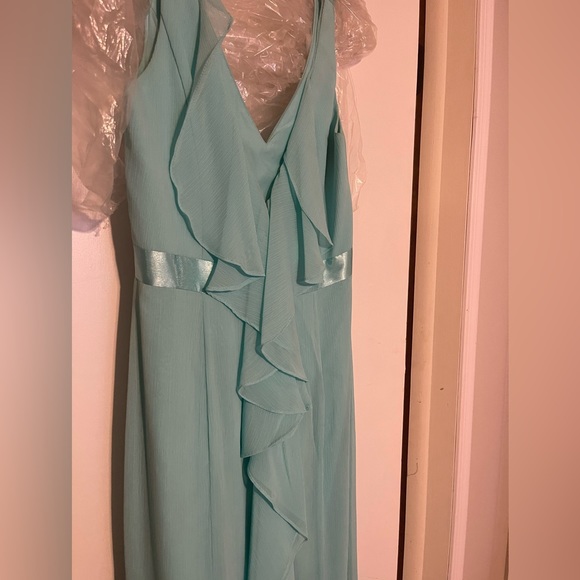 David’s Bridal Turquoise Bridesmaids Dress (2 in stock) - Picture 1 of 7